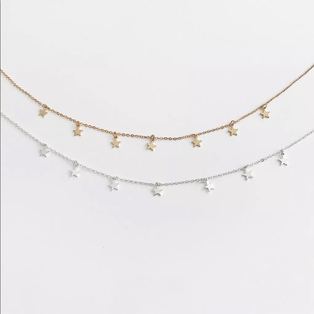☆ RESTOCKED! Dainty Boho Star Tassel Choker ☆ - Picture 3 of 4